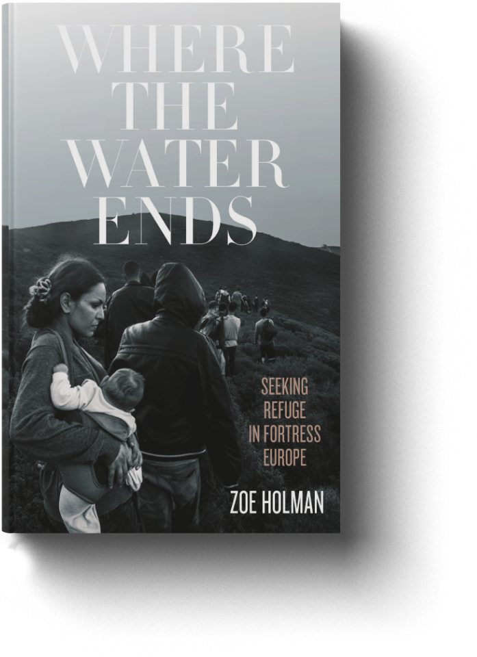 where the water ends book cover, book by Zoë A Holman